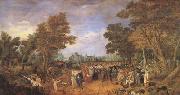 Adriaen van de Venne Allegory of the Truce of 1609 Between the Archduke of Austria (mk05) china oil painting reproduction